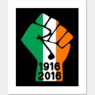 Ireland Fist 1916 Flag Posters and Art